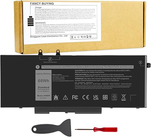 Fancy Buying 3HWPP - Batería para laptop Dell Latitude 5401 5410 5411 5501 5510 5511 Precisión 3541 3551 INSPIRON 7706 2 en 1 INSPIRON 17 75007506 2
