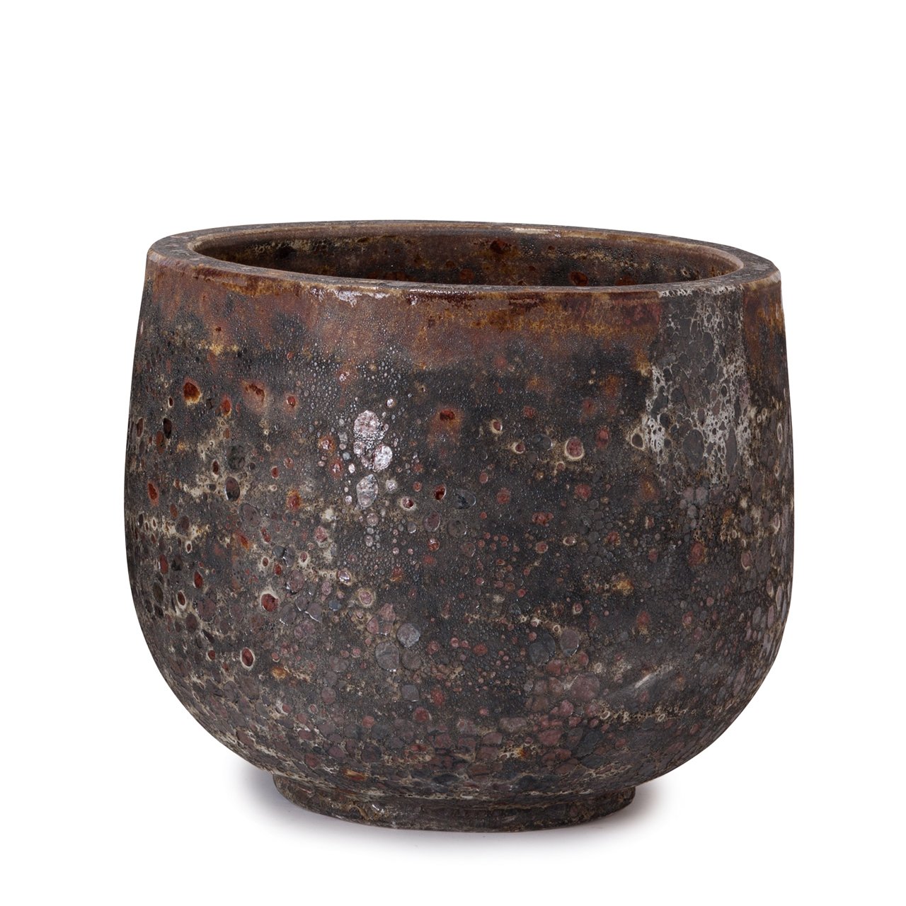 バージ(BARGE) アガス ラブカ ボウルM13号ラスティブラック 受け皿付き