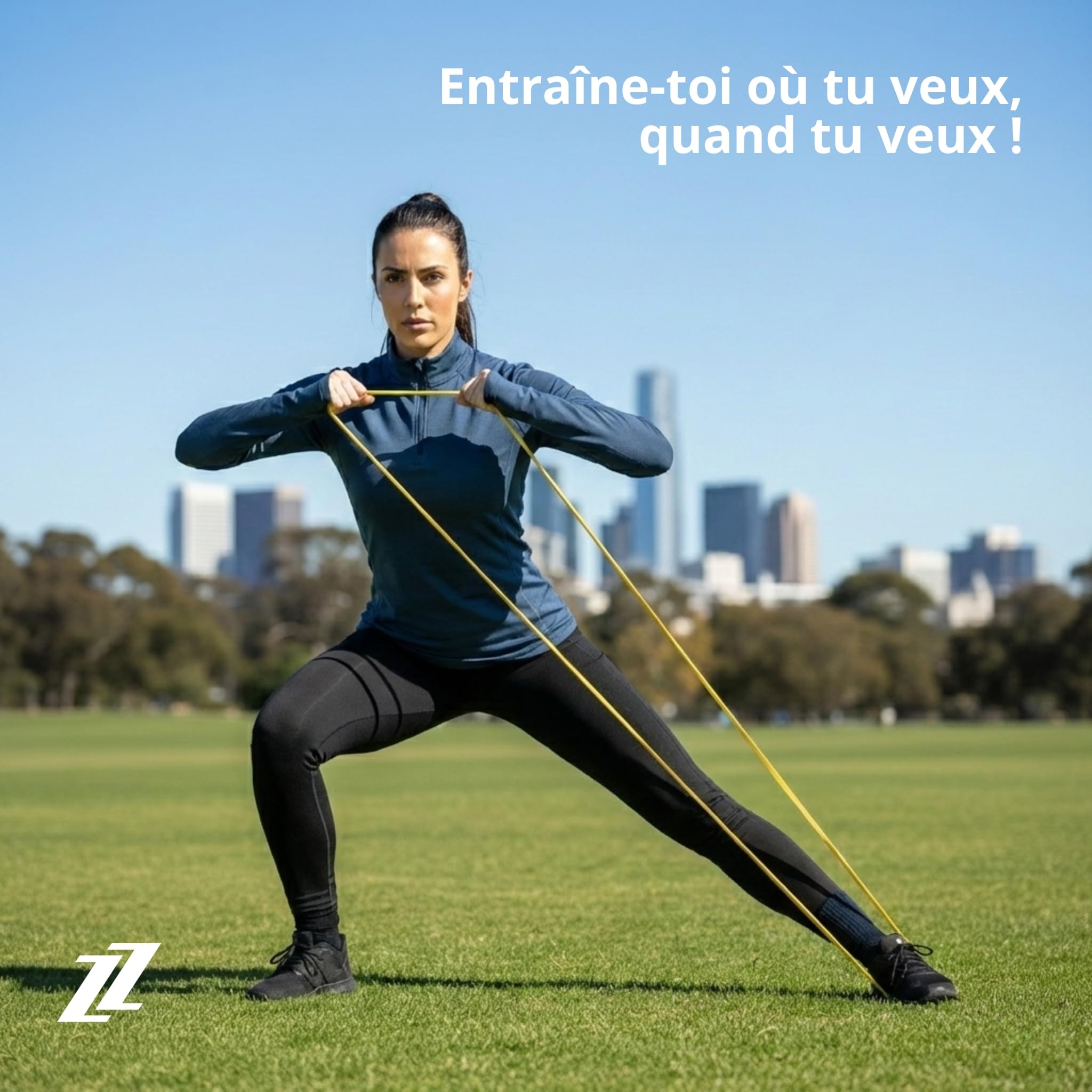 Bande Élastique de Musculation Latex Naturel Résistance Premium Entraînement Maison Salle Extérieur