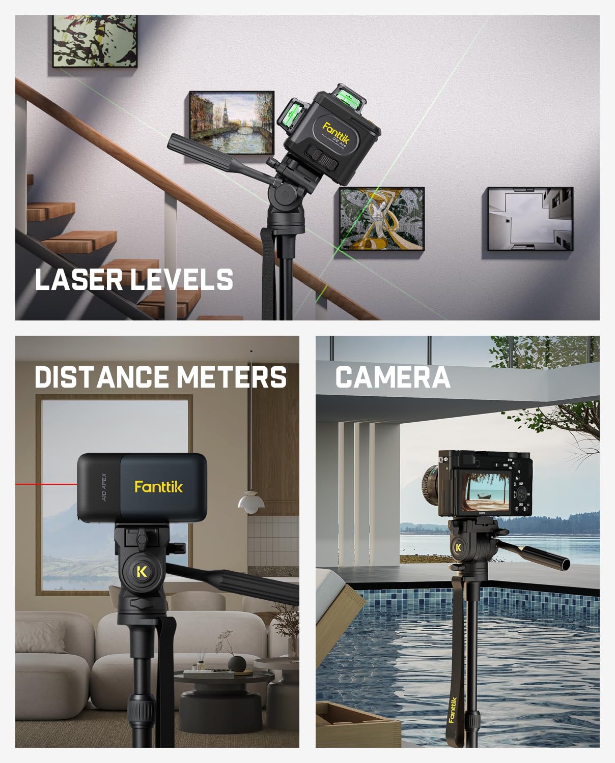 Fanttik DT10 Pro Tripod - Compact & Stable -8