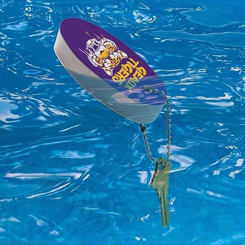 Miniatura 3 de GRAPHICS & MORE Geaux Tigers Graffiti - Llavero flotante ovalado de espuma para barco de pesca, boya, Multi