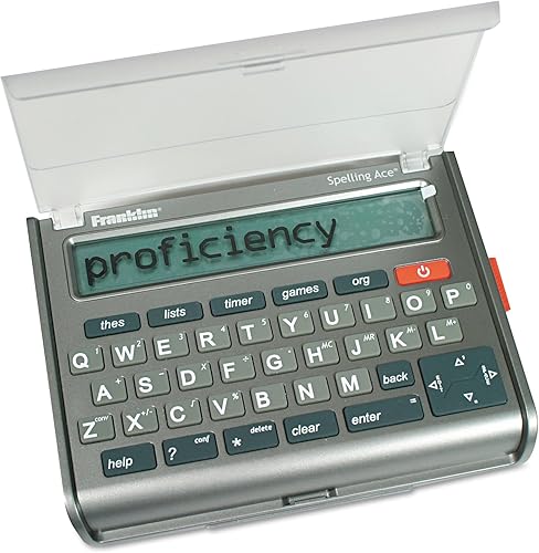 Franklin Electronic Publishers SA-309 Spelling Ace Tesauro con Merriam-Webster Solucionador de rompecabezas