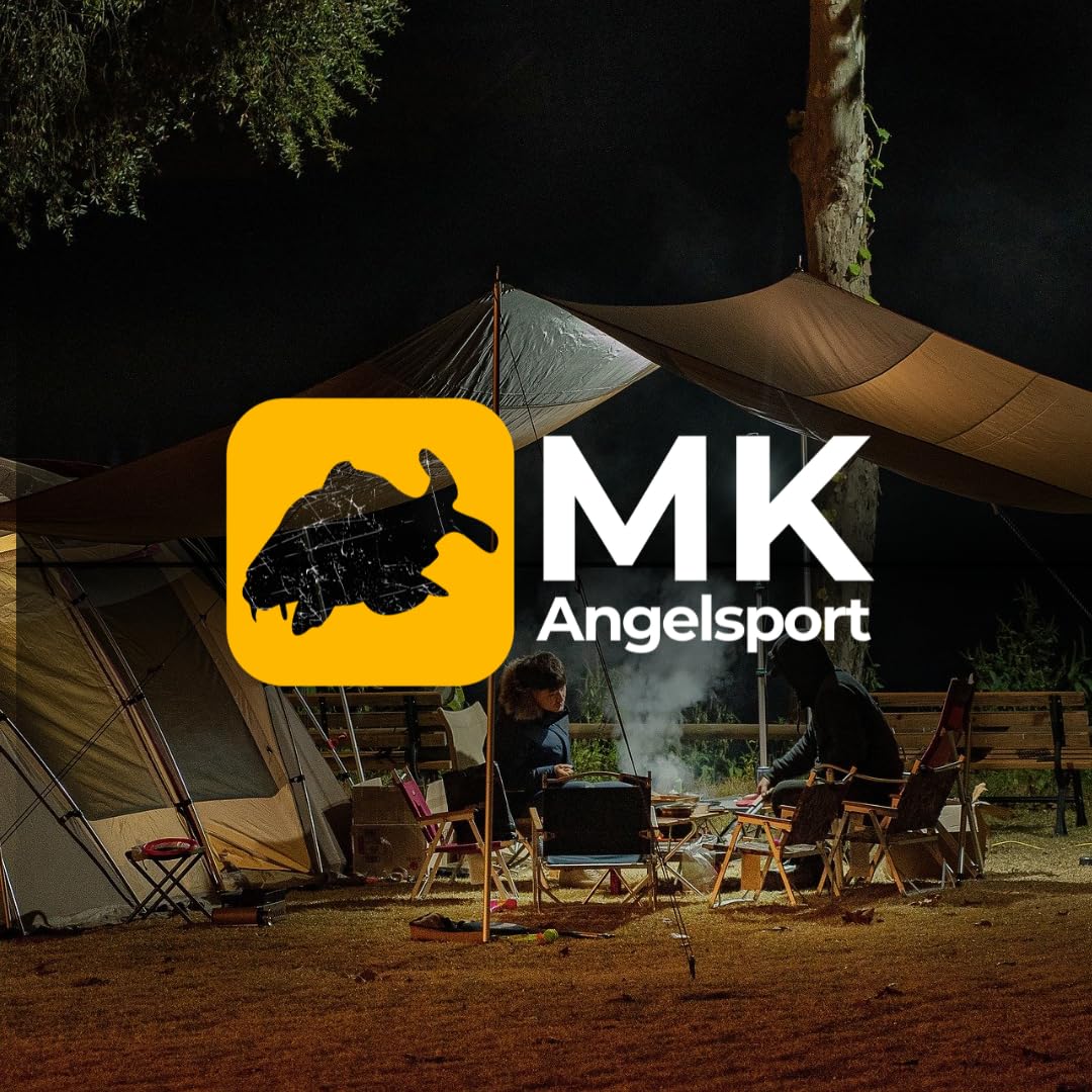 MK-Angelsport Fort Knox Air - Tienda de campaña para 4 personas, altura interior, 1,8 m, incluye martillo de goma 2-3