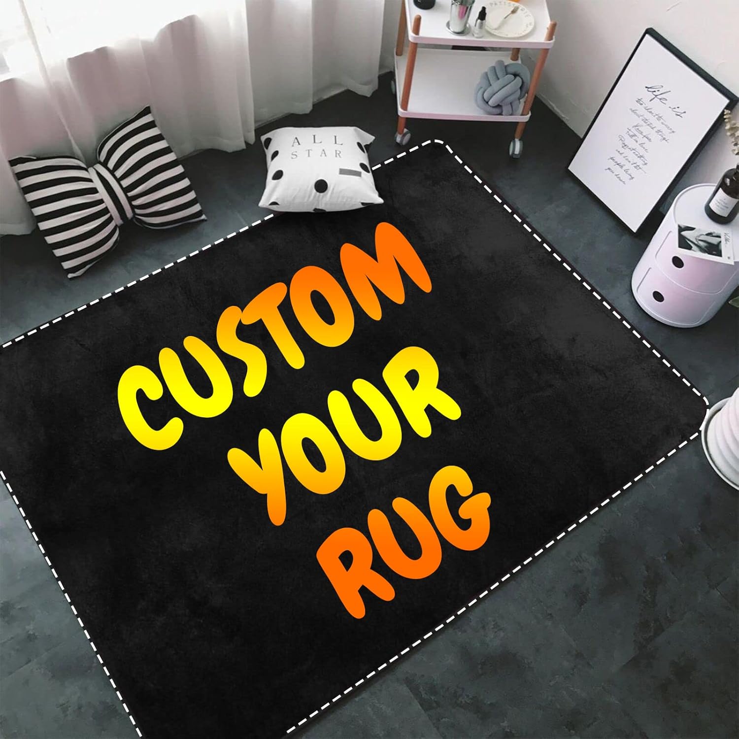 Custom Rug with Your Favorite Photo Personalized Your Own