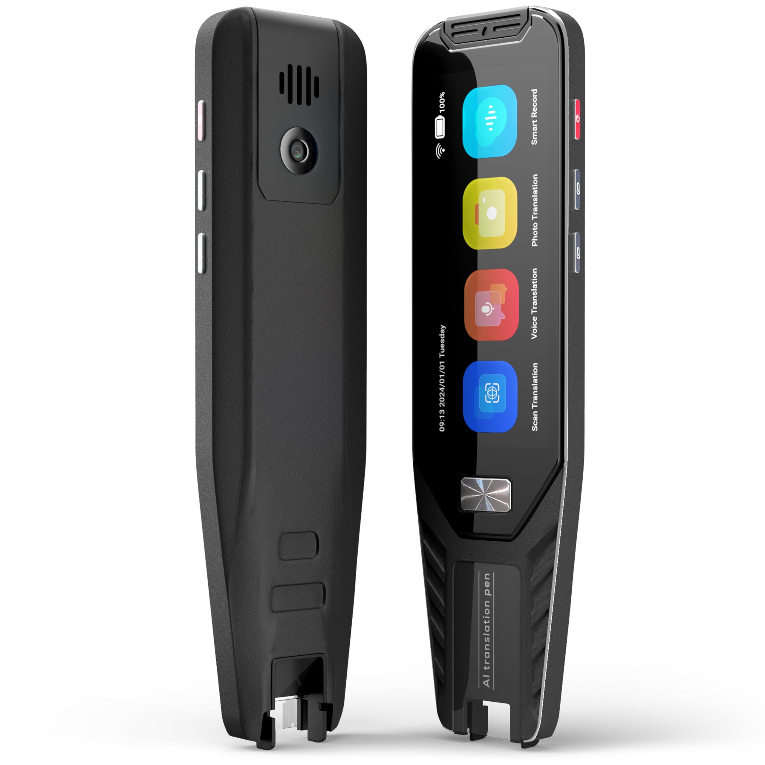 FHC ENTERPRIZE Translator Pen Portable Offline & Online Voice Text Scanner and 140 Language Photo Translator for Dyslexia Students Easy to Use