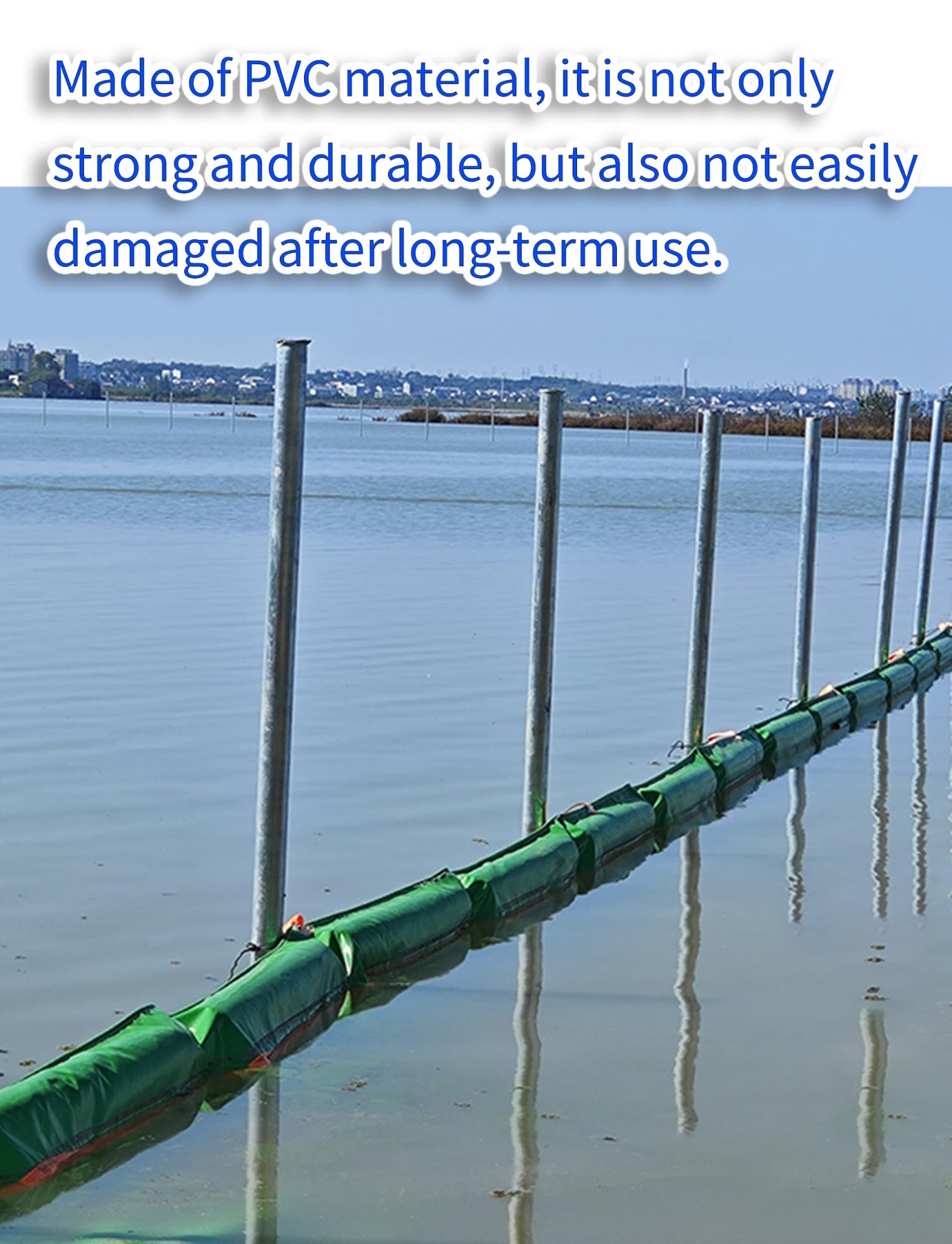 Rompeolas Flotante - tubería de PVC Plegable