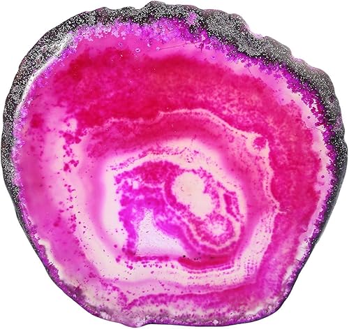 Miniatura 9 de rockcloud 1 pieza de piedras geodas de ágata chapada en oro, tarjeta de lugar, decoración irregular para el hogar, colección de cristales curativos