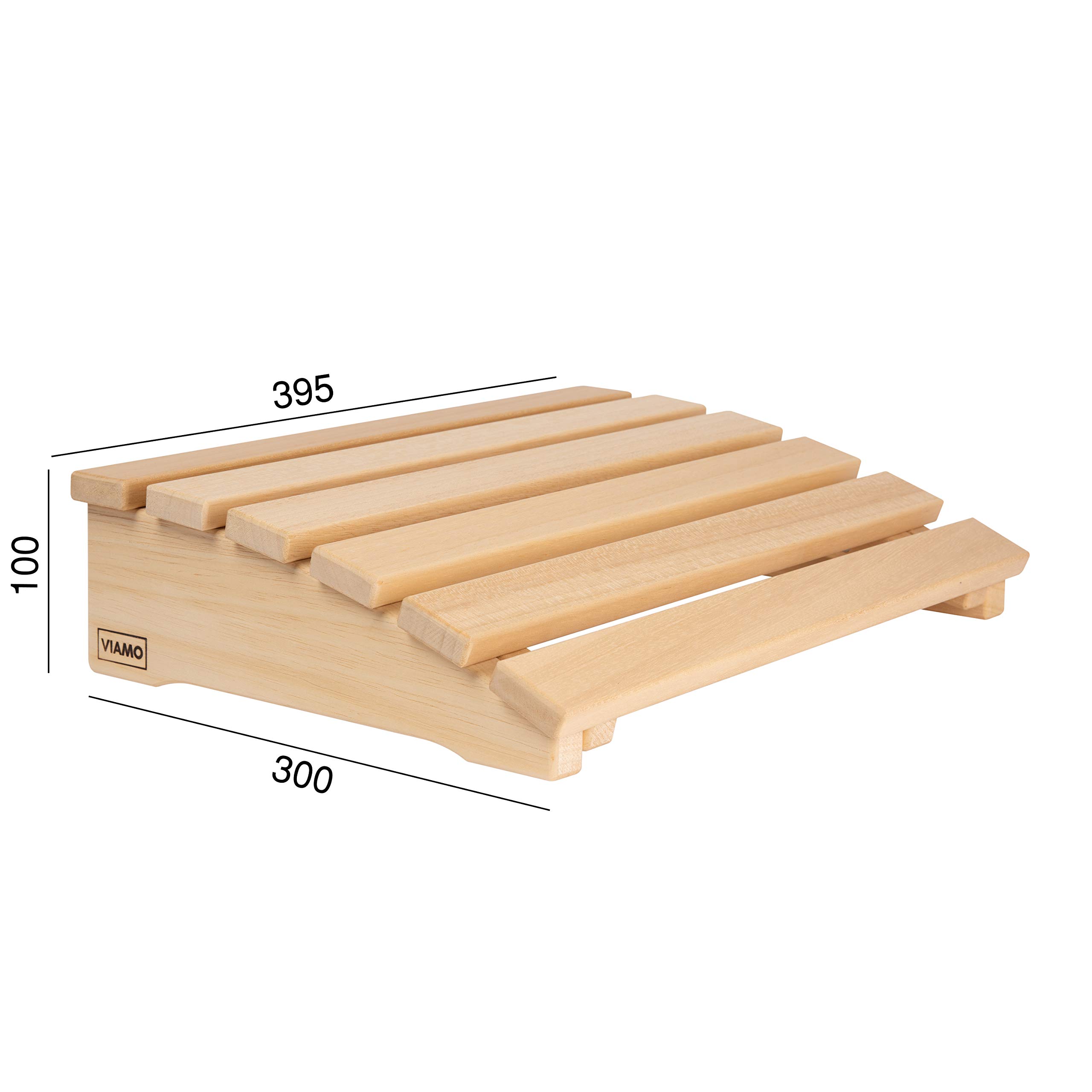 Sauna Kopfstütze Kopfteil Rückenlehne gebogen aus Abachiholz Set 2 Stück 39,5 cm x 30 cm
