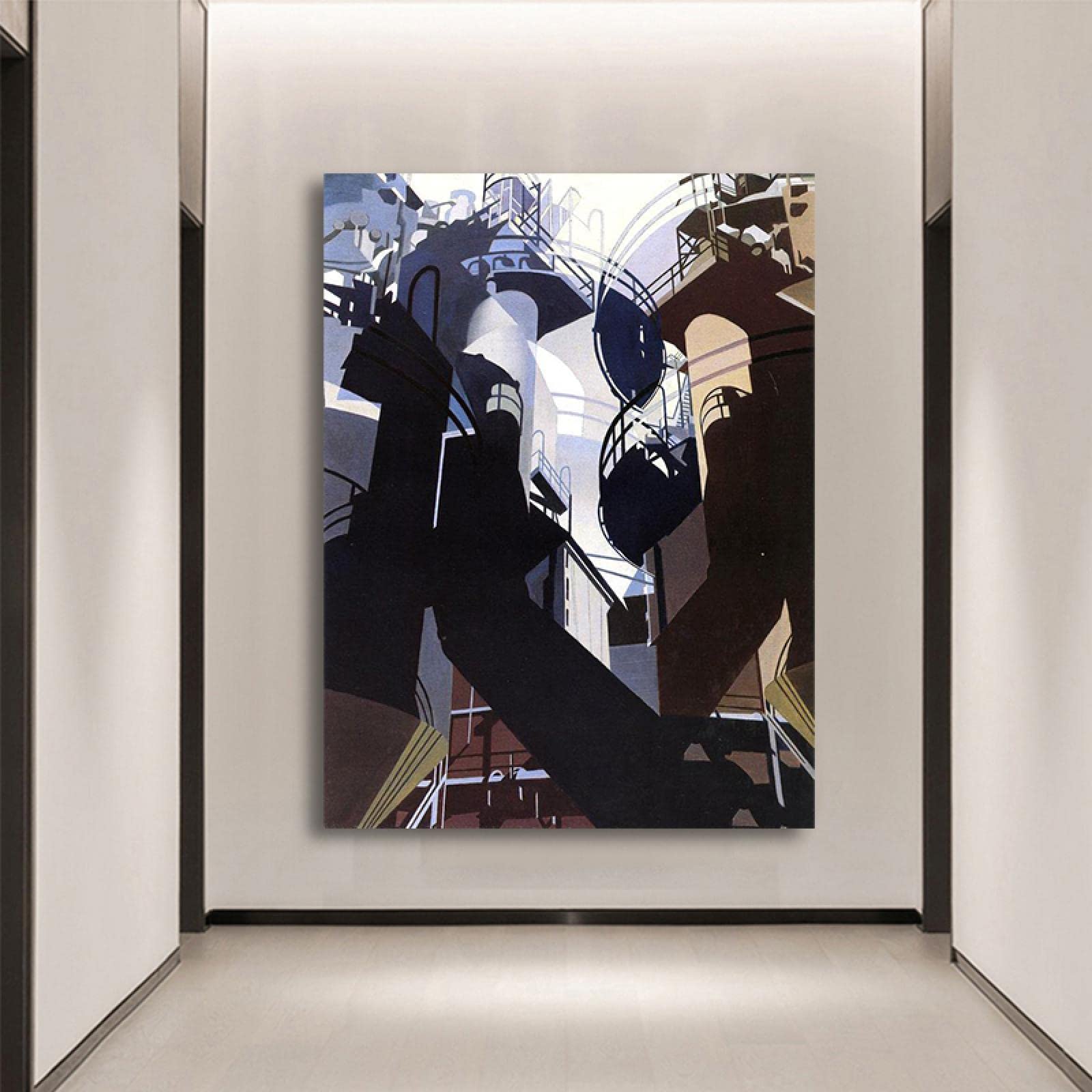 Amazon.co.jp: チャールズ・シーラーの有名な版画. 「Ore into