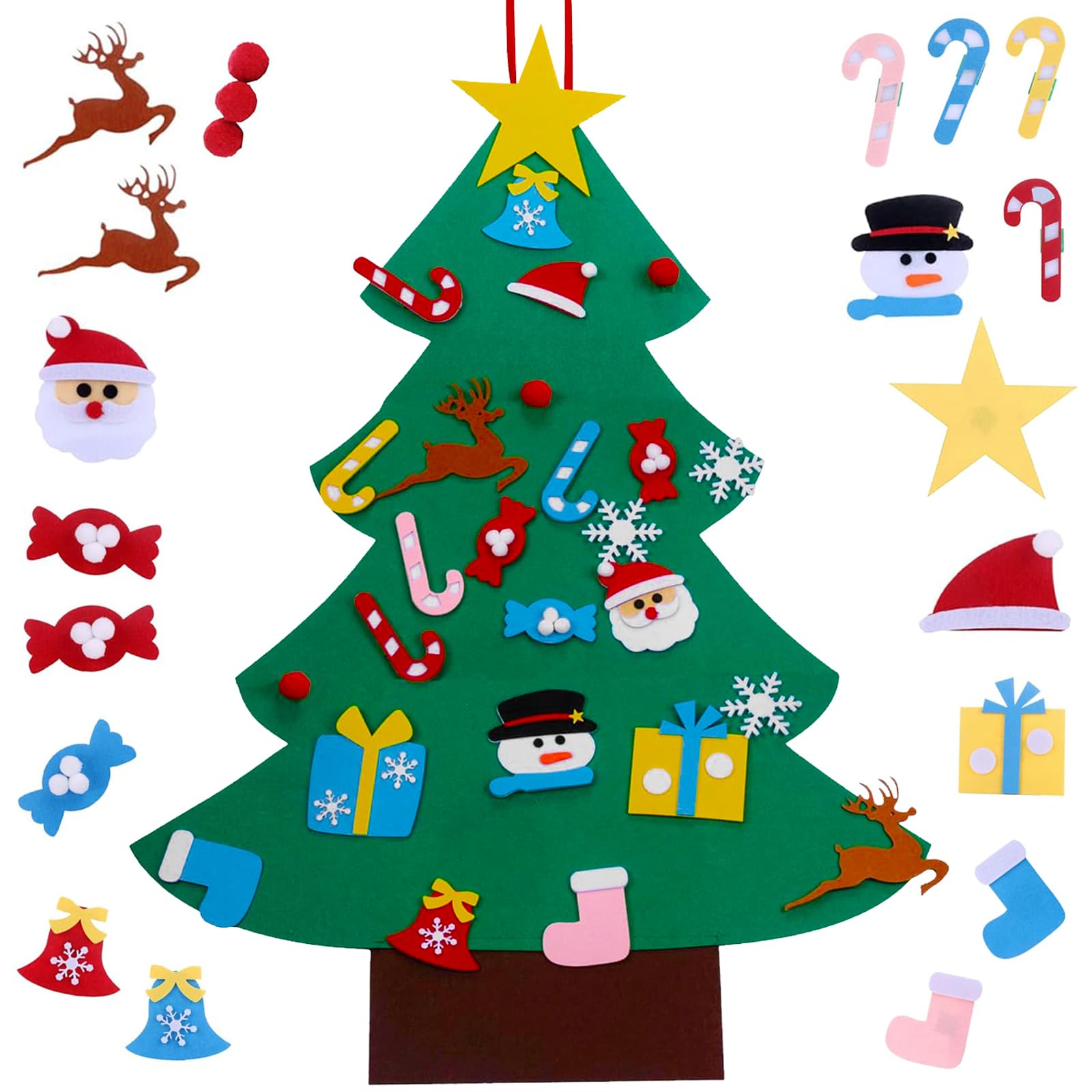 Sapin de Noël en feutrine pour enfant