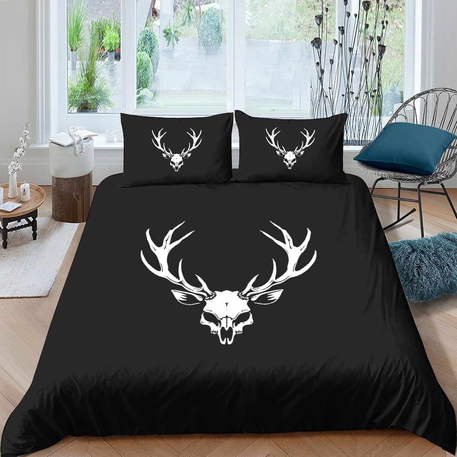 Housse de couette 3D wapiti 200x200 pour rénover la déco d'une chambre