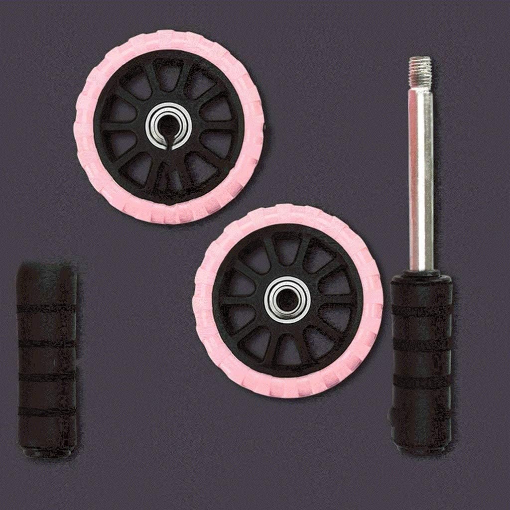 Abdominal muscle wheel-Wheels Roller with Knee Pad The Exercise Wheels and Reinforced Handles Great for Training Workout
