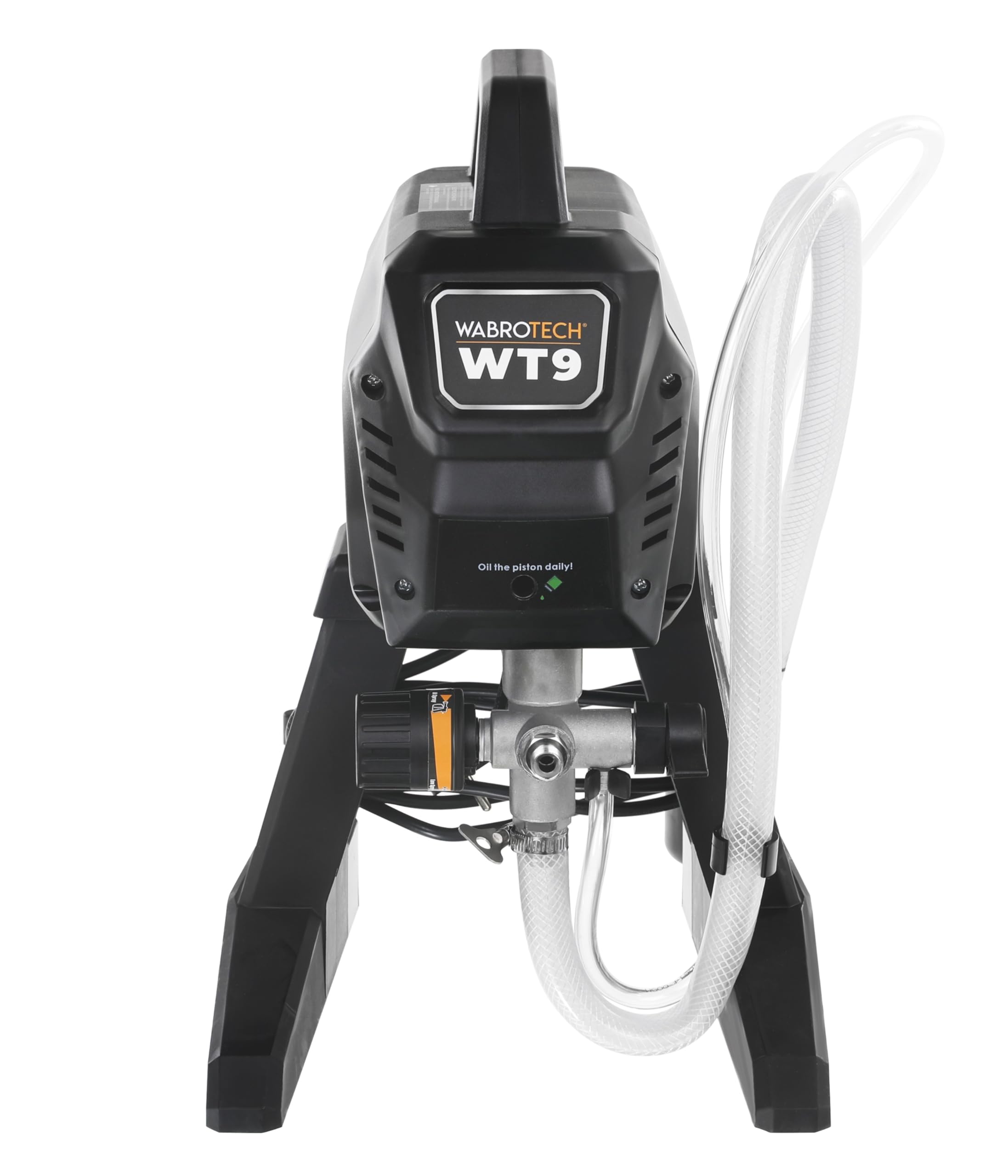 WT9 Farbsprühsystem Wandfarbe 700 W - 200 Bar Hochdruck Airless Farbsprühgerät - Airless Spritzgerät 1,5 L/min - Farbspritzgerät 10000 m2/J - Lackierpistole mit Schlauch 7,5 m - 1/4"