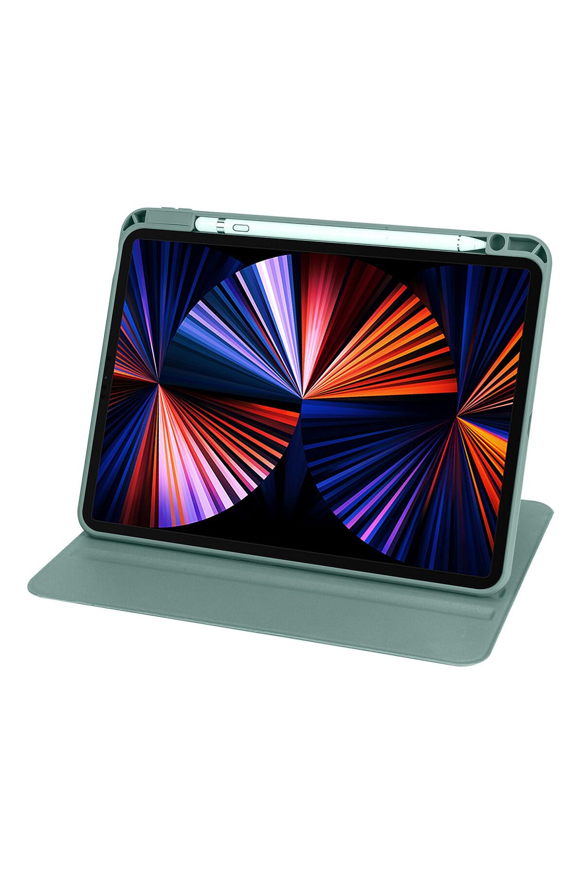 CONSTRAIN - iPad Air 11 2025 M3 Kılıf MRSA Termik Kalem Bölmeli Dönebilen Standlı Kılıf - Lacivert