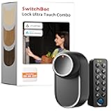 Smart Lock Ultra with Keypad,Fingerprint Door Lock, App Remote Control, Built-in WiFi Keypad Deadbolt, Auto Unlock, Waterproof&Easy Install,Supports Alexa and Google (Lock Ultra Touch Combo)