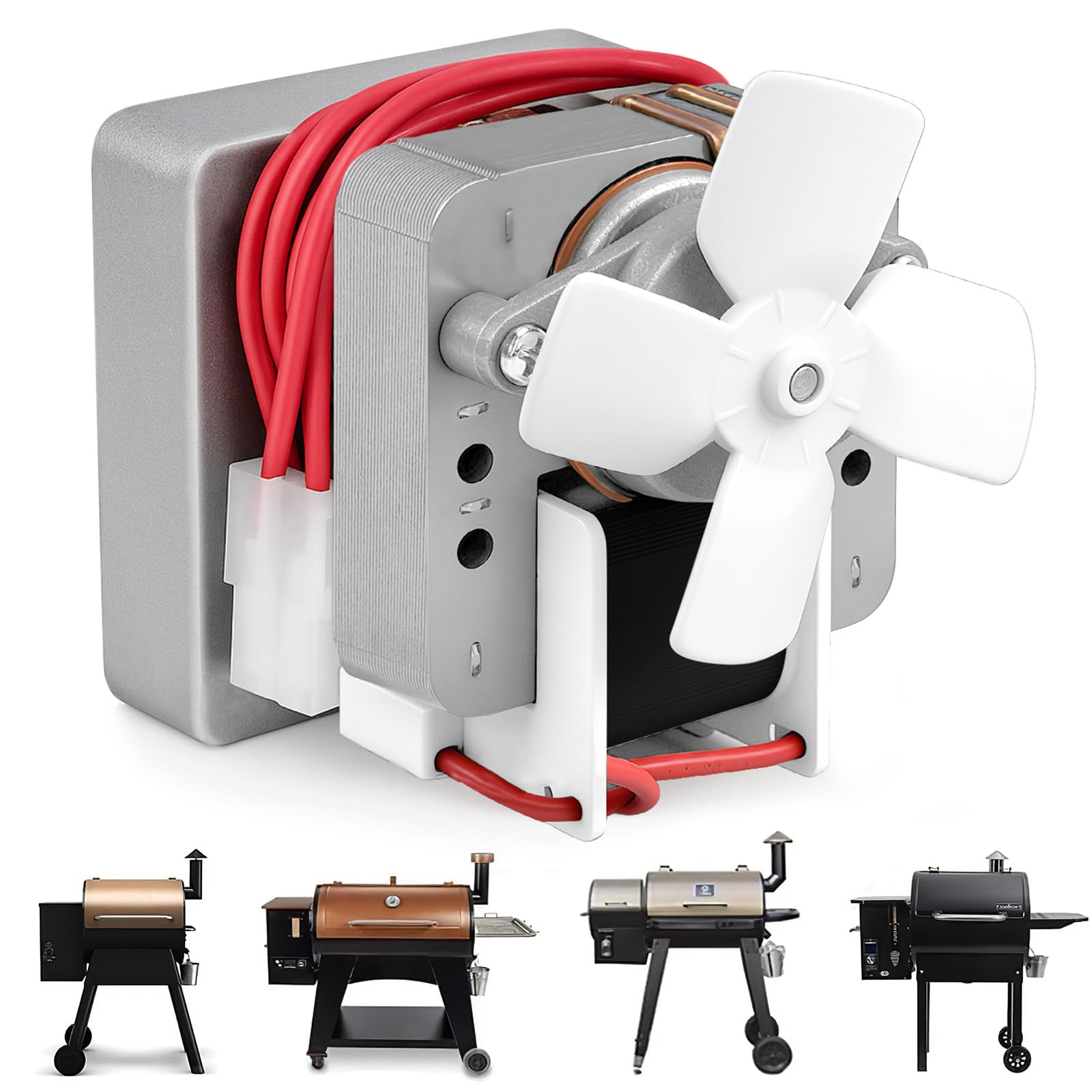 Upgraded 2.0 RPM Auger Motor Replacement Parts, 120V 60Hz 2 Pole
