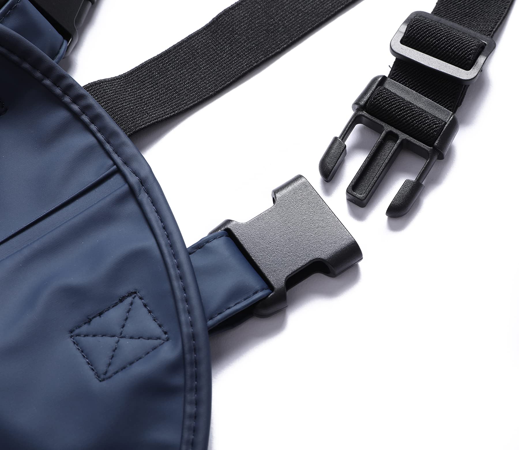 Pantaloni Impermeabili Bambino Pantaloni Antipioggia Trekking Prova Sporca Pantaloni di Fango con Traspirante Fodera in Tessuto per Ragazza Ragazzo YK1665H-DarkBlue-SkyBlue-104