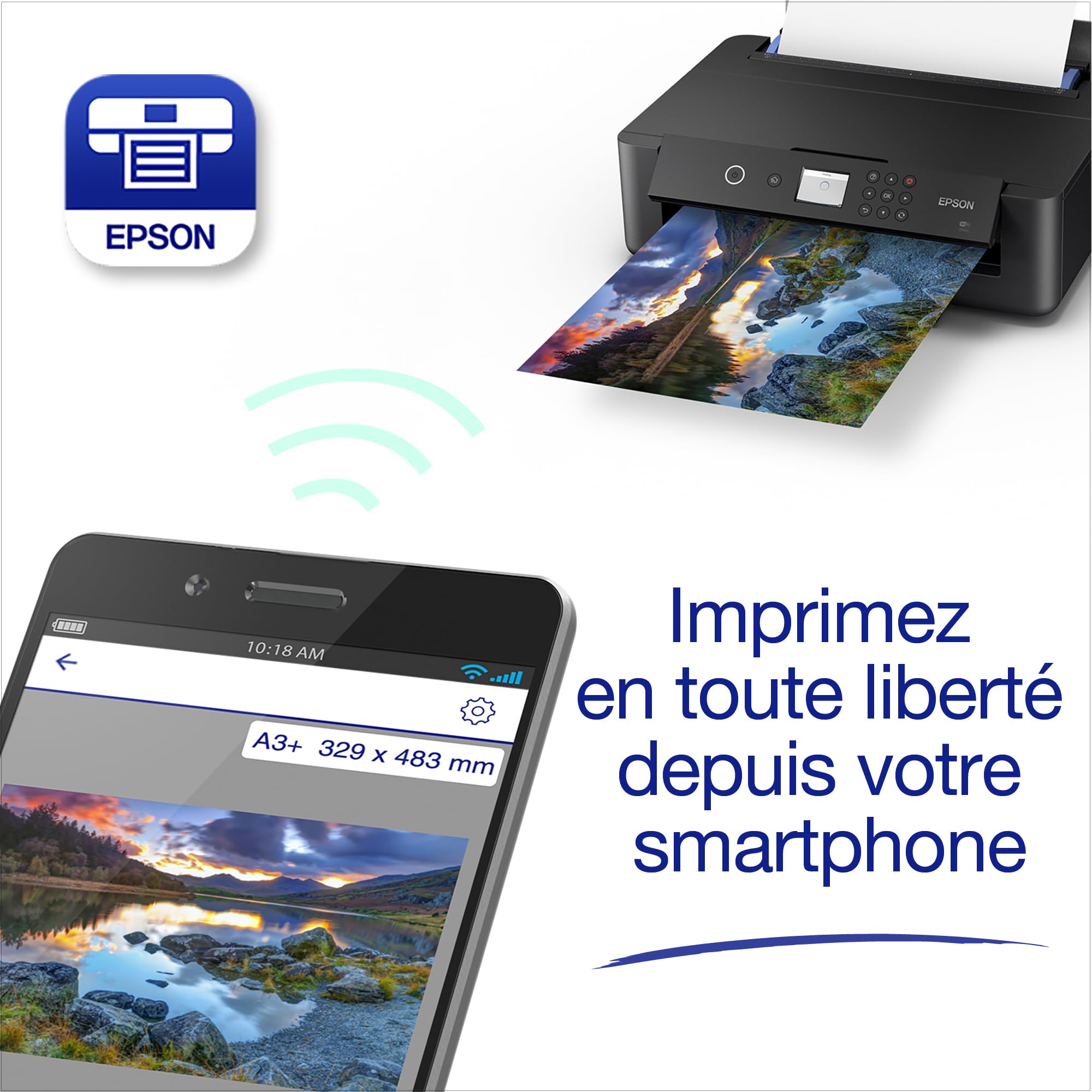 EPSON Expression Photo XP-15000 Imprimante A3+ 6 couleurs WiFi Direct Ethernet