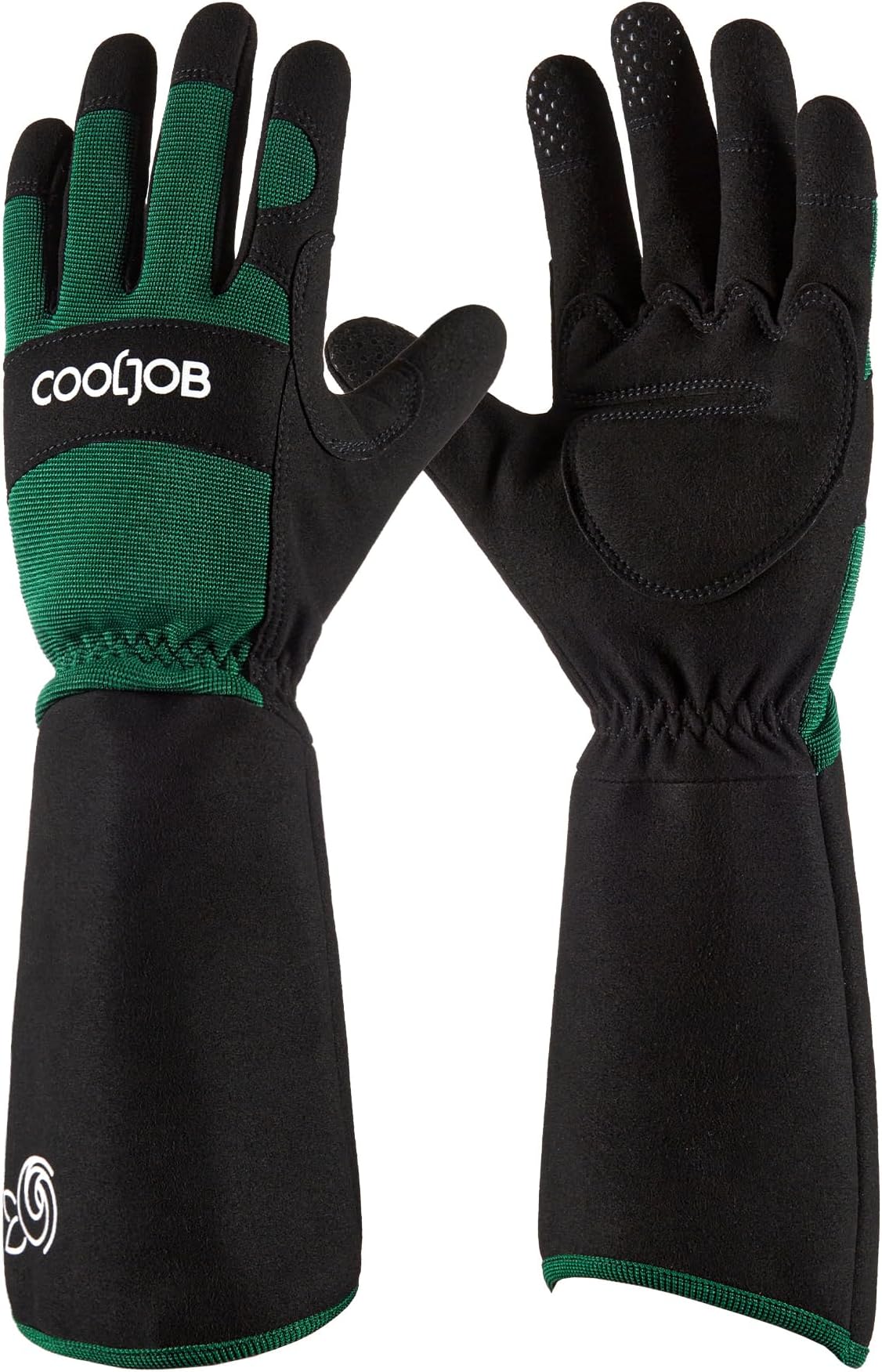 Thorn Proof Rose Pruning Garden Gloves for Men, Long Sleeve Padded Yard Work for Bush, Blackberry, Cactus, Heavy Duty/Puncture Resistant/Machine Washable, Medium, Green
