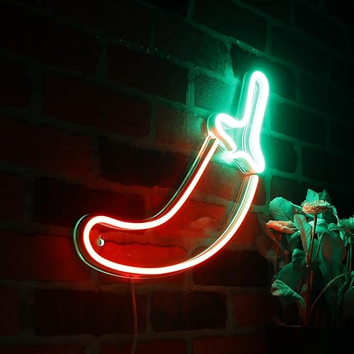 Miniatura 4 de ADVPRO Red Pepper Flex Silicone LED Neon Sign - Verde y Rojo - st16s42-fnu0405-gr