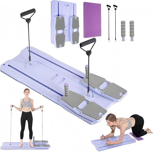 Pilates Reformer Board Set - 2026 Foldable 8-in-1 Pilates Machine