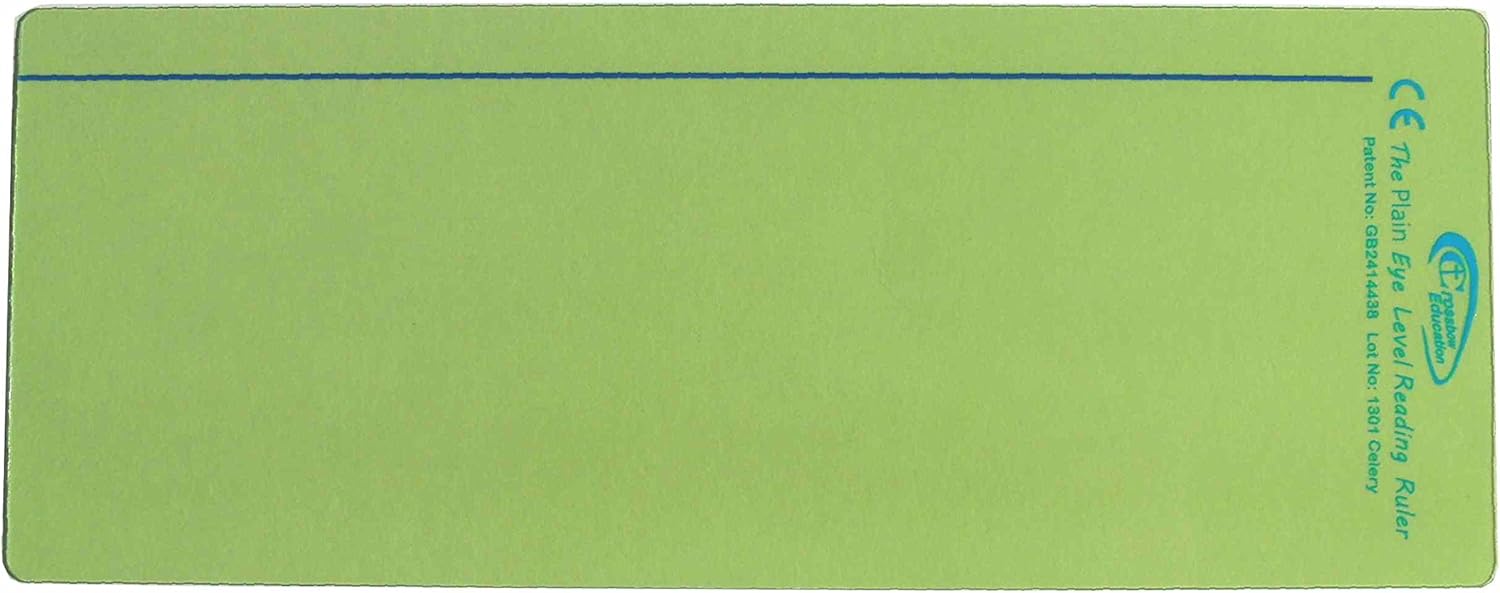 Amazon.com : Reading Rulers Plain Window - pk of 5 - Celery : Health ...