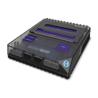 وحدة تحكم الألعاب Hyperkin RetroN 2 HD Retro تشغل خراطيش NES وSuper NES وSuper Famicom HDMI 720p Output Space Black