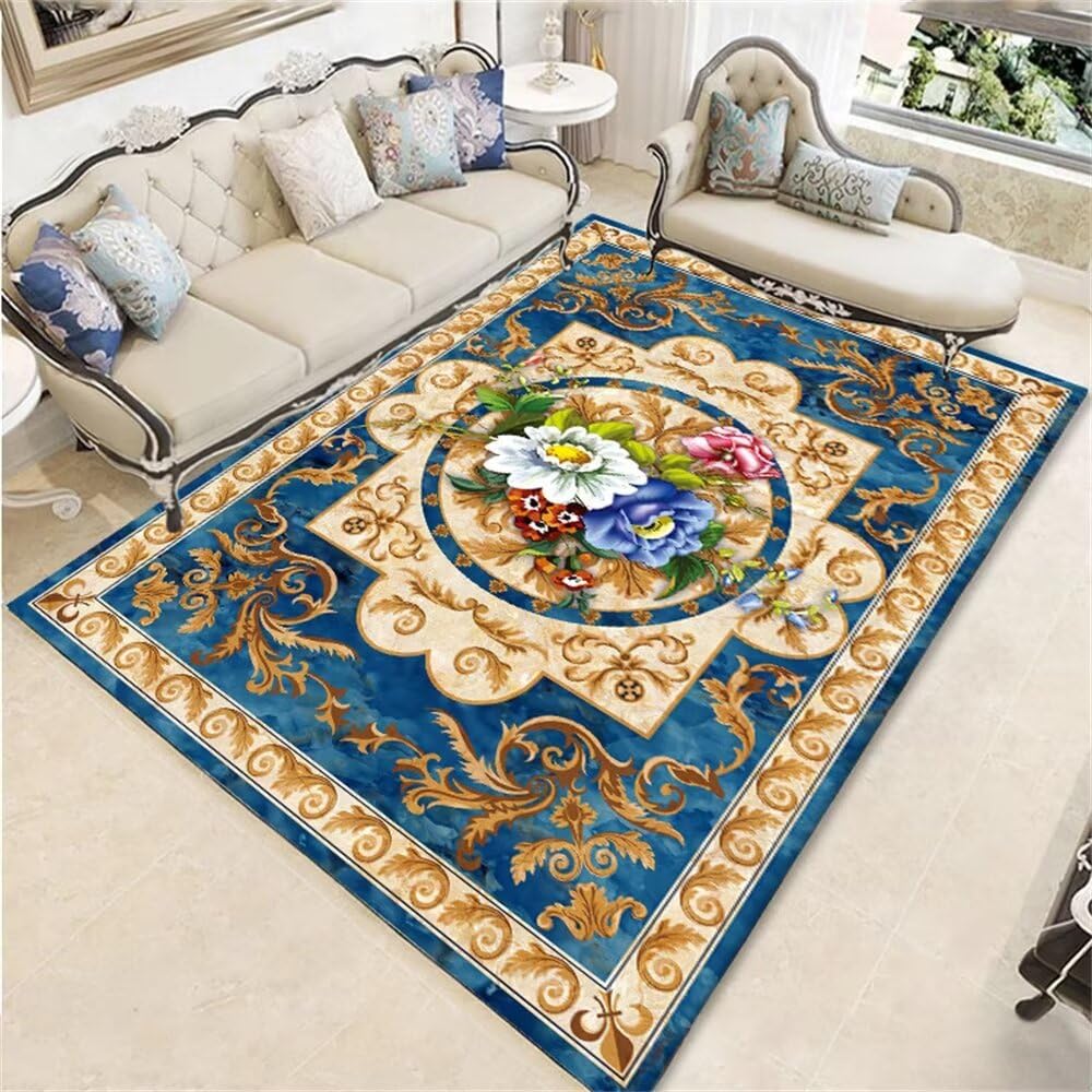 Tapis de sol pour piscine bleu 100x200cm pour decoration de salon ado