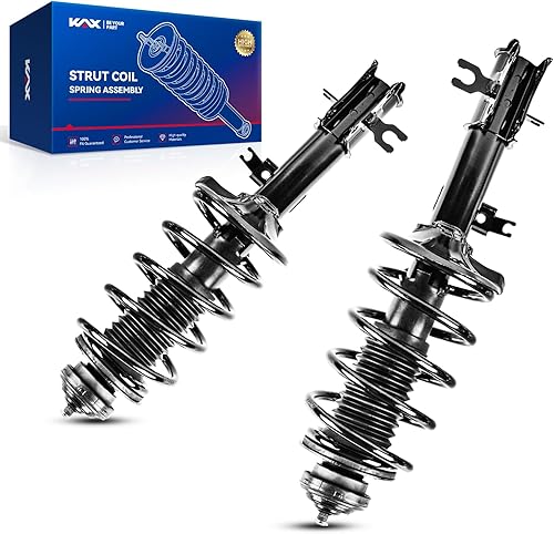 Miniatura 1 de KAX Conjunto completo de resorte helicoidal y puntal delantero y trasero para 2001-2005 Civic 171433 171434 171340R 171340L