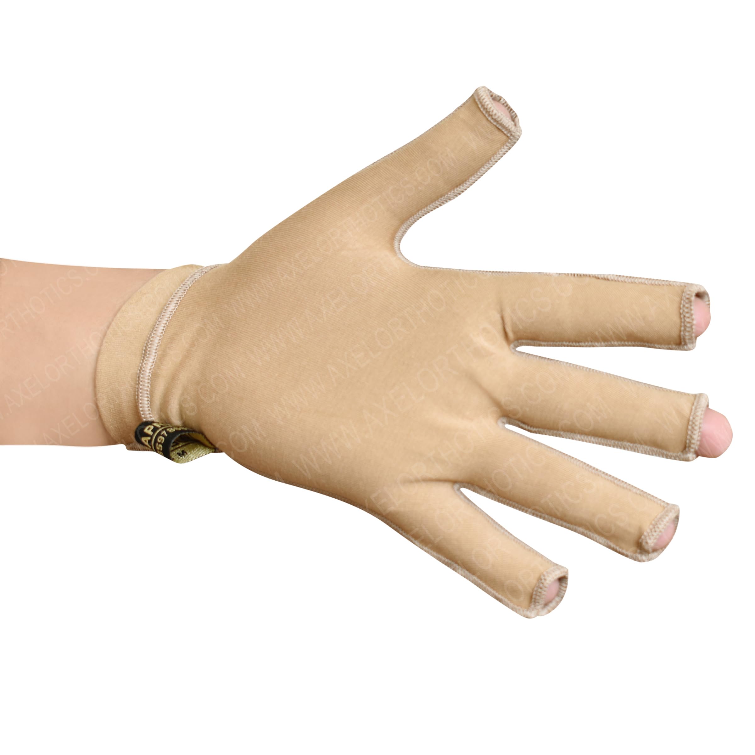 Medical Compression Hand Glove upto Wrist with open Fingers || MODERATE COMPRESSION || COTTON || UNISEX || BURN Recovery Support || Control Swelling || (Left Hand Medium, Beige) (B0CYY2WWLK) Amazon Price History, Amazon Price Tracker