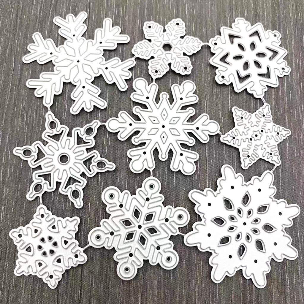 Amazon.co.jp: 雪の結晶 金属 カッティングダイス ステンシル
