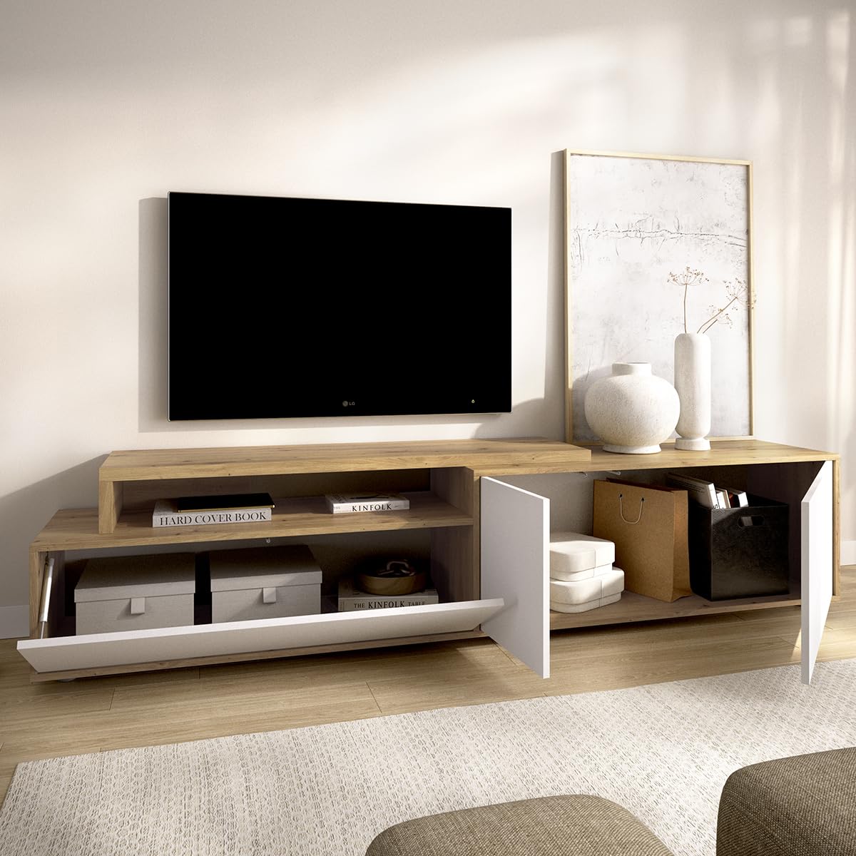 DEKIT Grupo RIMOBEL-Elsa Mueble BAJO TV 185 cm