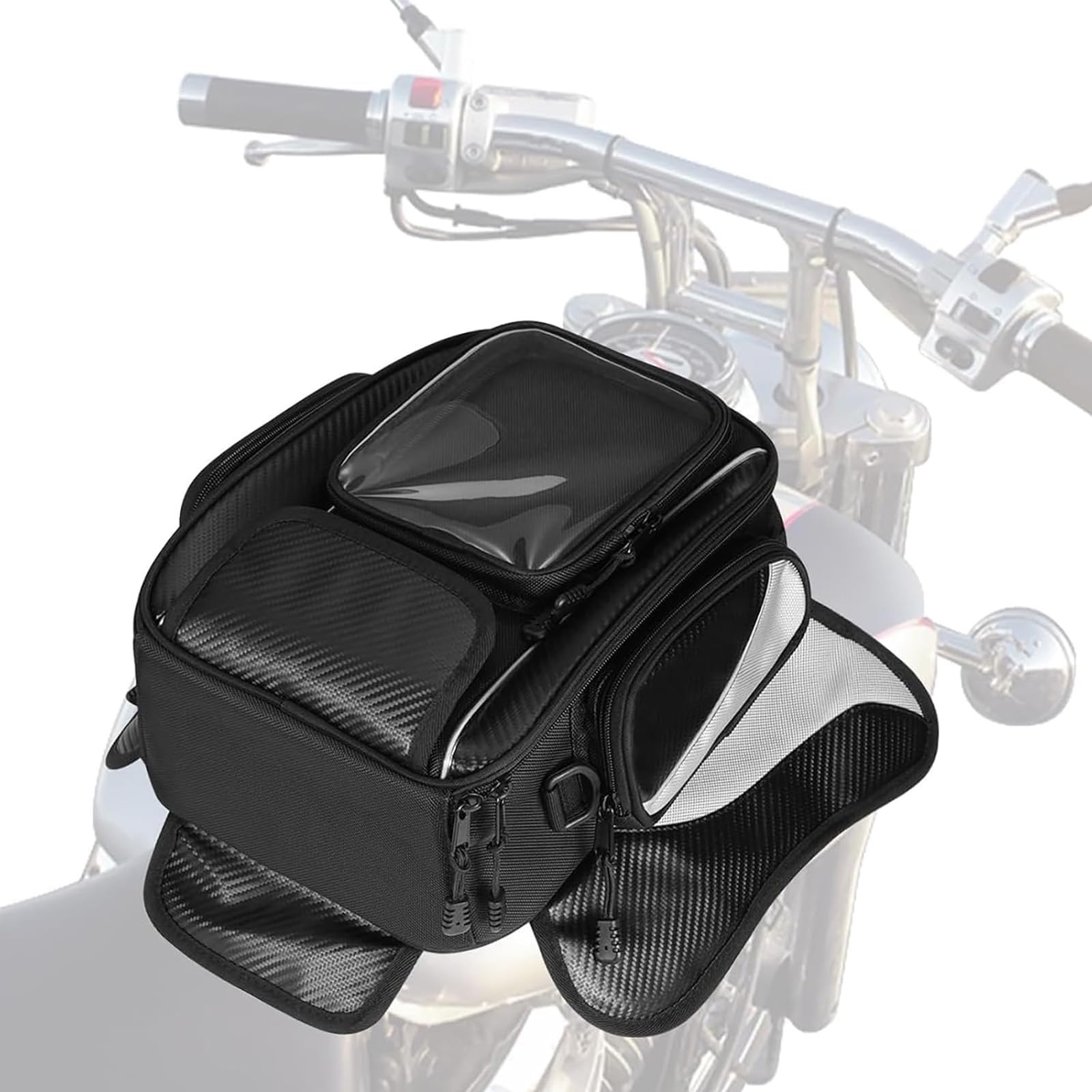 LiYaBaiHuo Saddlebag Motorcycle For Royal Enfield Enfield Himalayan, Motorcycle Tool Bag Luggage Tail Waterproof Throw-Over Panniers Accessories
