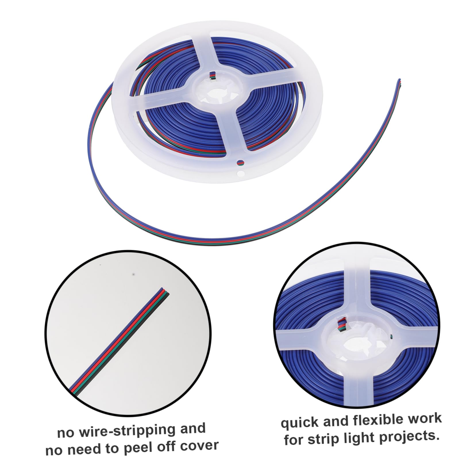 30stücke Pin Rgb Strip Connector Mit Kabel Wasserdichter Lötfreier Schnellverbinder Für Streifen Installieren Für Projekte