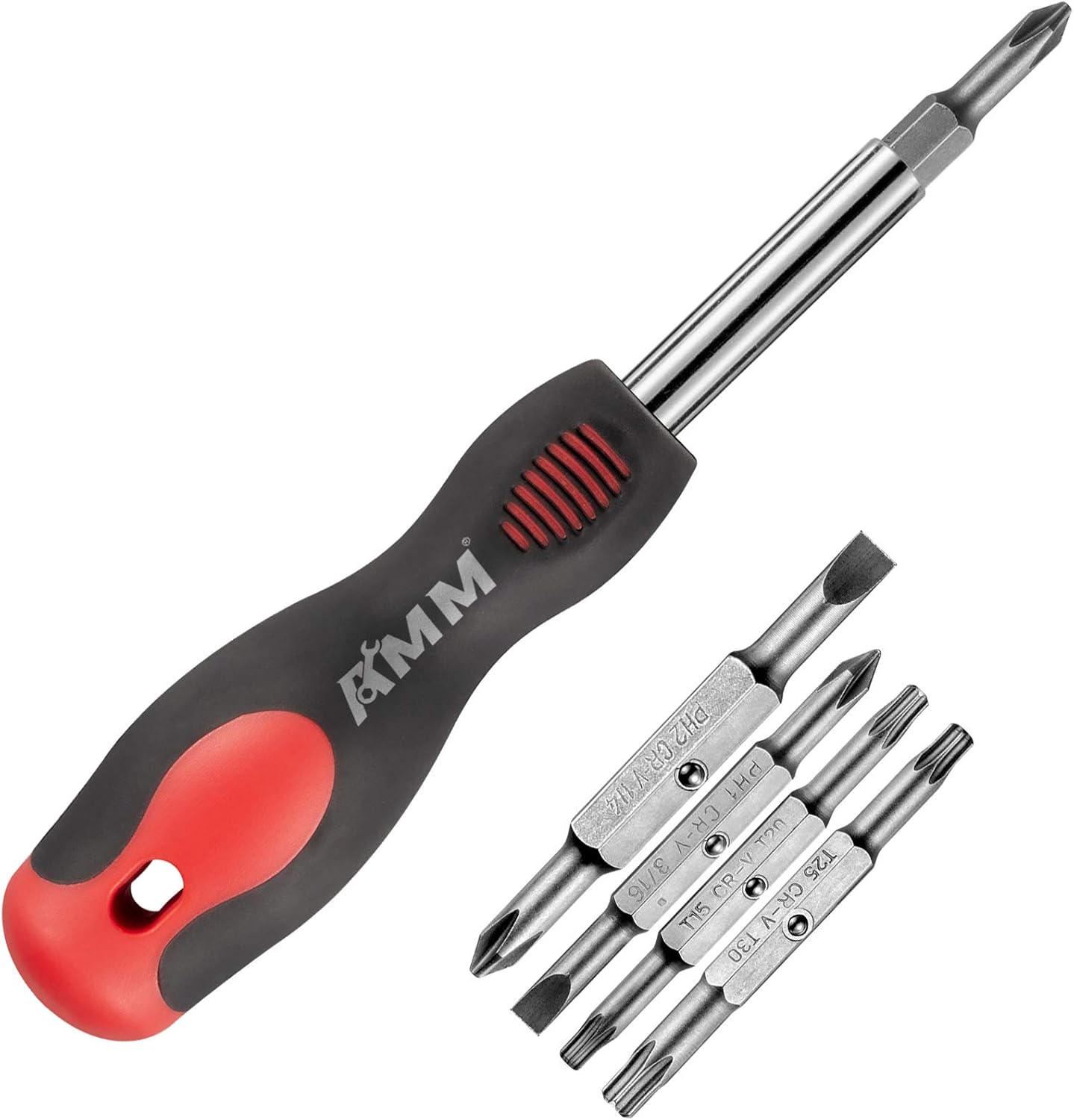 AMM 9-Piece screwdriver sets，Portable multi-purpose screwdriver，High- Strength Bits, Phillips, Slotted, Torx，Suitable for outdoor and daily repair tools, The best tool gift for a man - - 