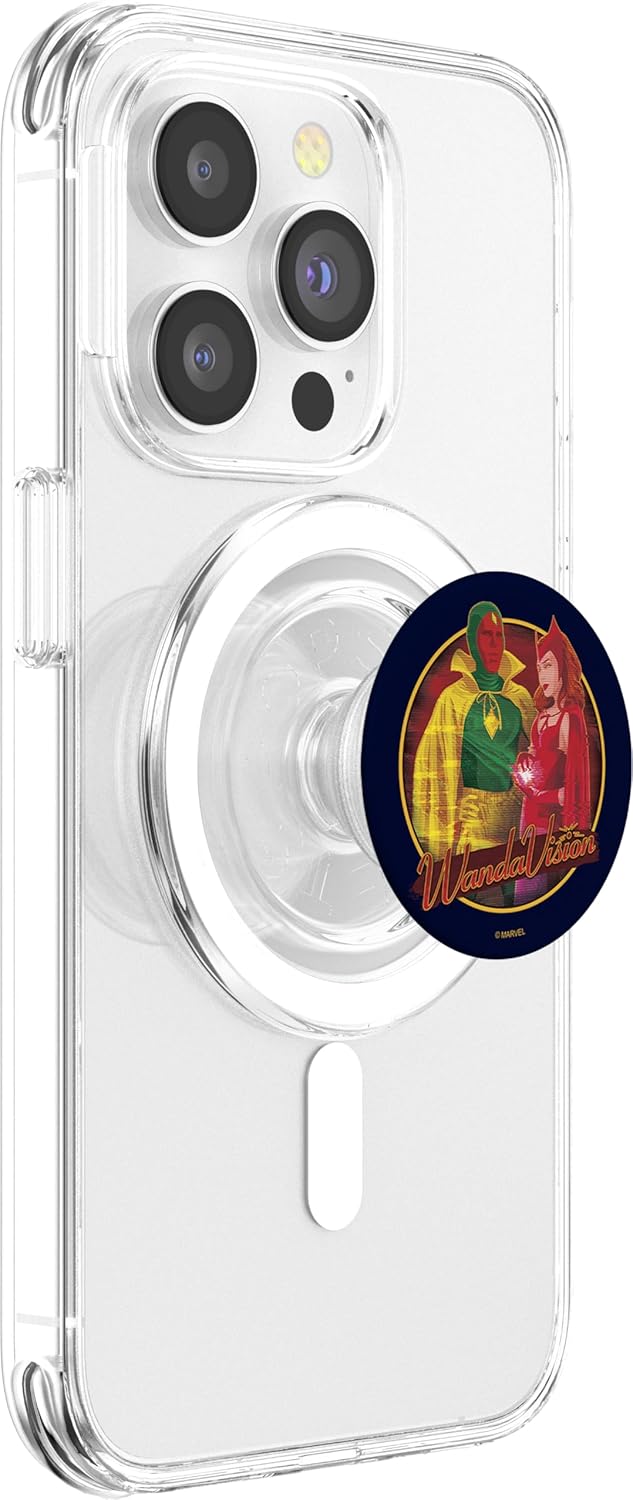 Marvel WandaVision Retro Halloween Costume Portrait PopSockets MagSafe PopGrip for iPhone