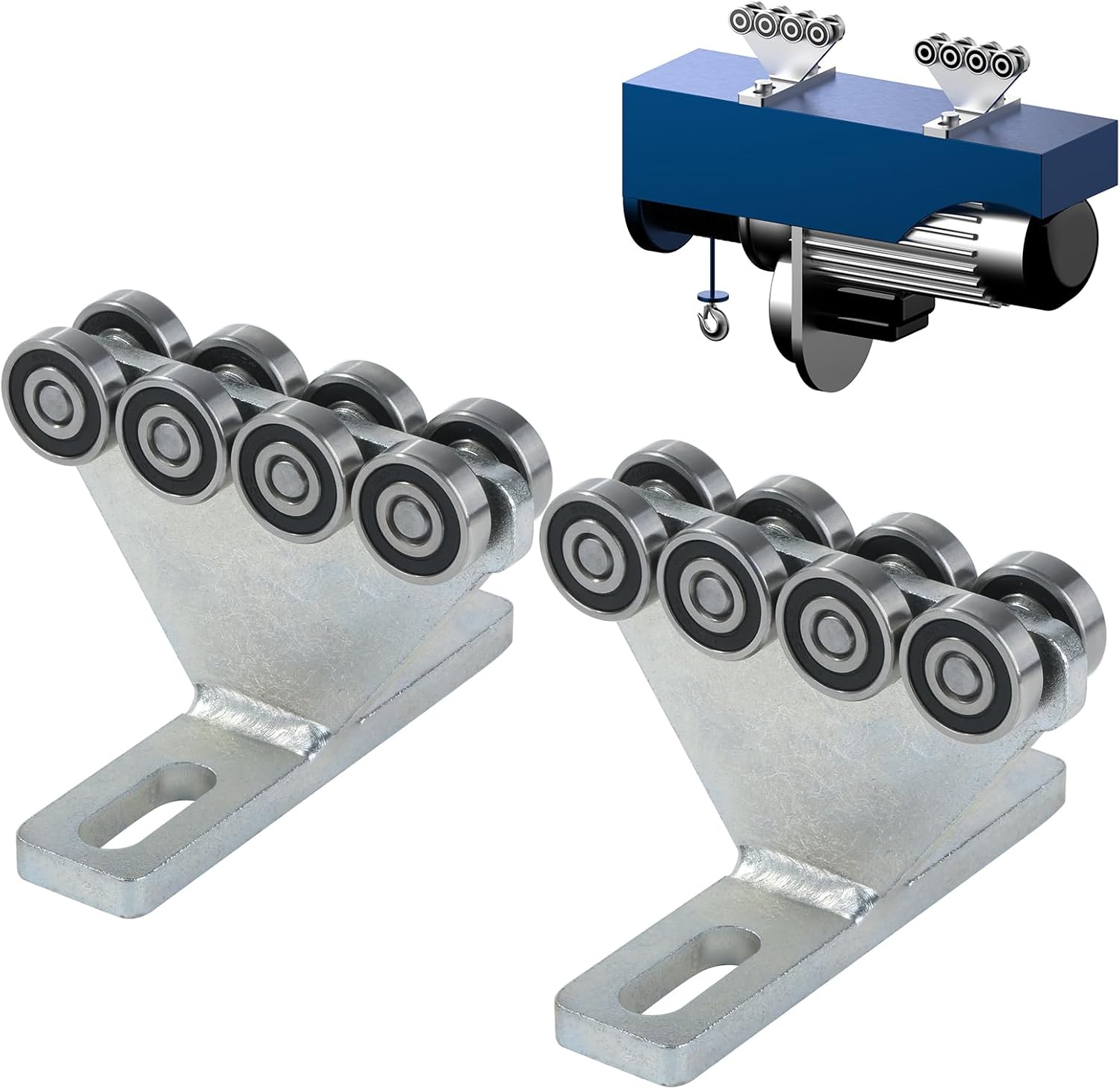 Fuperoo Wheel Trolley Assembly,Unistrut Trolley Rollers