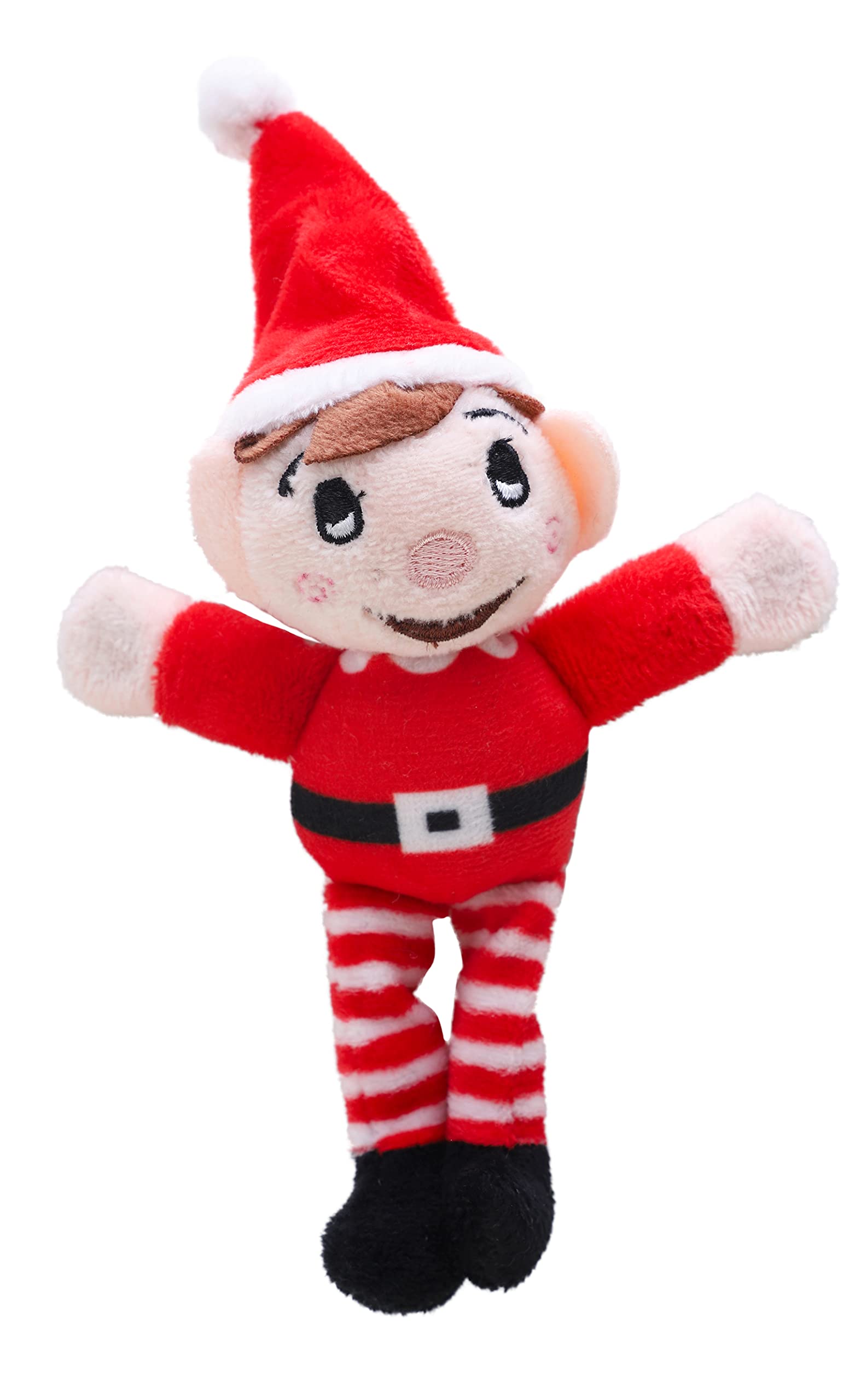 Toyland® 17cm Elf Soft Christmas Toy With Magnetic Arms & Legs - Novelty