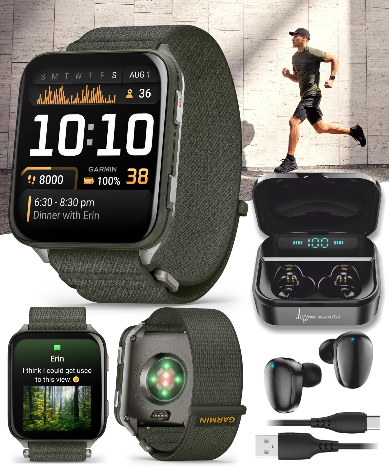 Wearable4U Garmin Venu X1 Thin and Lightweight GPS...