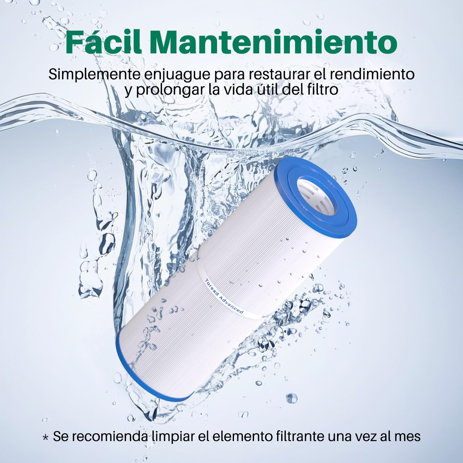 TOREAD TRF-4950 - Filtro de SPA reemplaza a Unicel C-4950, Pleatco PRB50-IN, Guardian 413-212-02, Filbur FC-2390, 373045, 03FIL1600, 17-2380