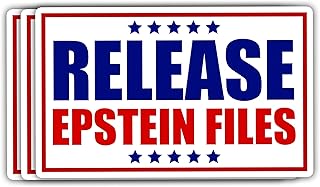 VOTANTA (3 Pcs, 3 inch) Release Epstein Files Sticker, Funny Anti Felon Political Saying Sticker Gifts Decoration for Laptops, Phones