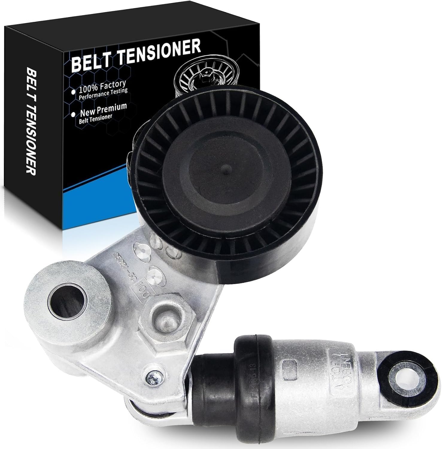 Belt Tensioner Assembly with Pulley for:-KIA Sedona 2006-2018 Sorento 2007-2018 for:-Hyundai Azera 2006-2018 Sonata 2006-2010 3.3L 3.5L 3.8L OE#39104 41900436443 252813C100