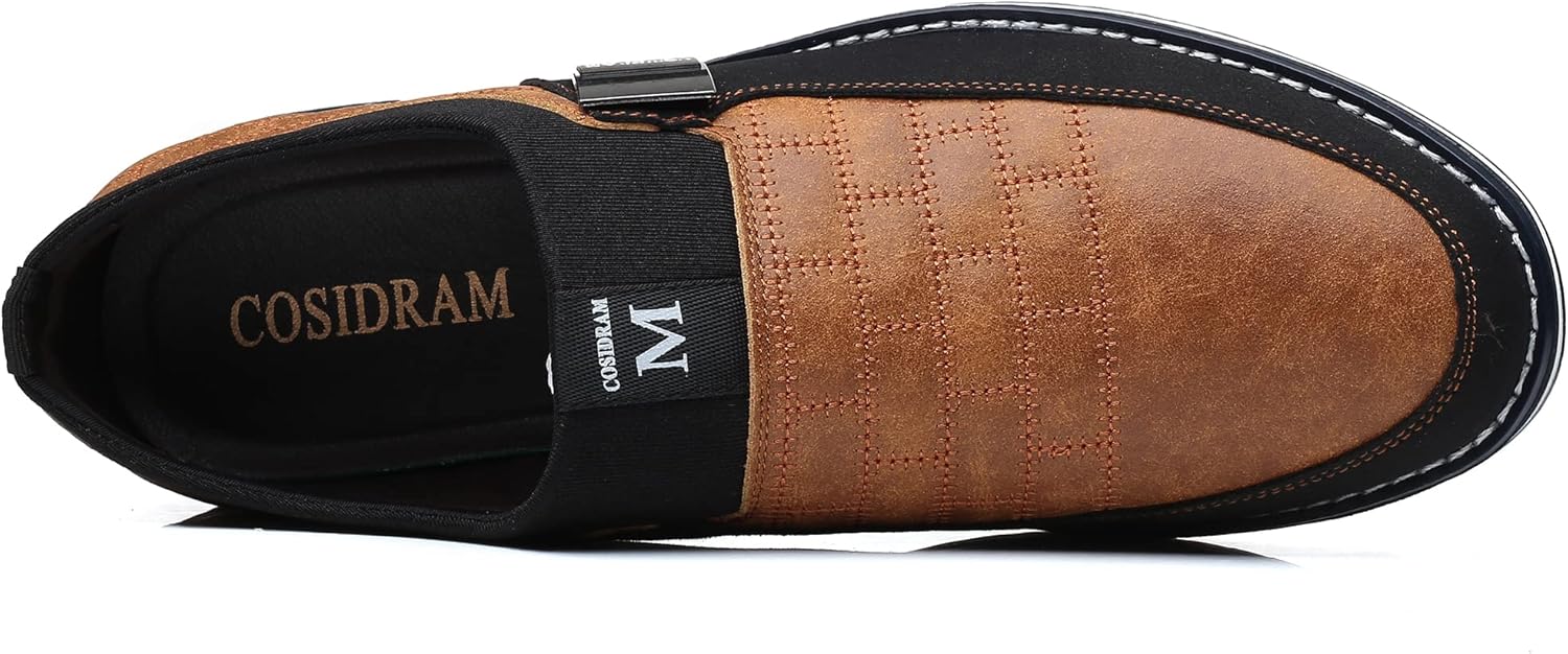 COSIDRAM Mens Casual Shoes Sneakers Loafers Comfort Walking Shoes for Male Business Work Office Dress - Image 5