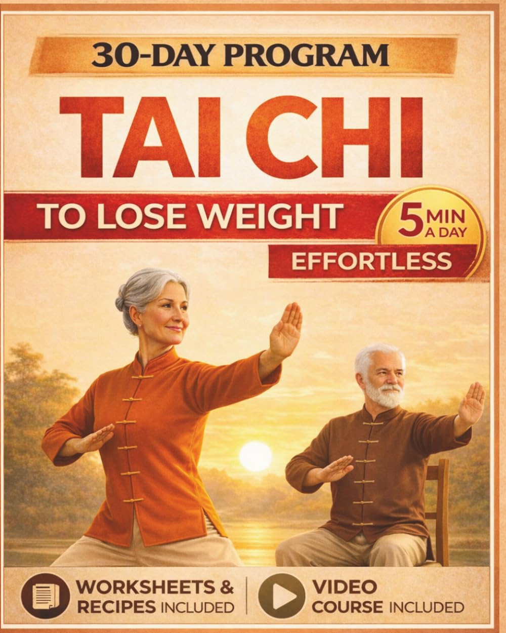 Tai Chi to Lose Weight: Gentle 5-Minute Daily Workouts to Burn Fat, Boost Energy & Restore Balance — Easy Standing and Seated Exercises for All Levels
