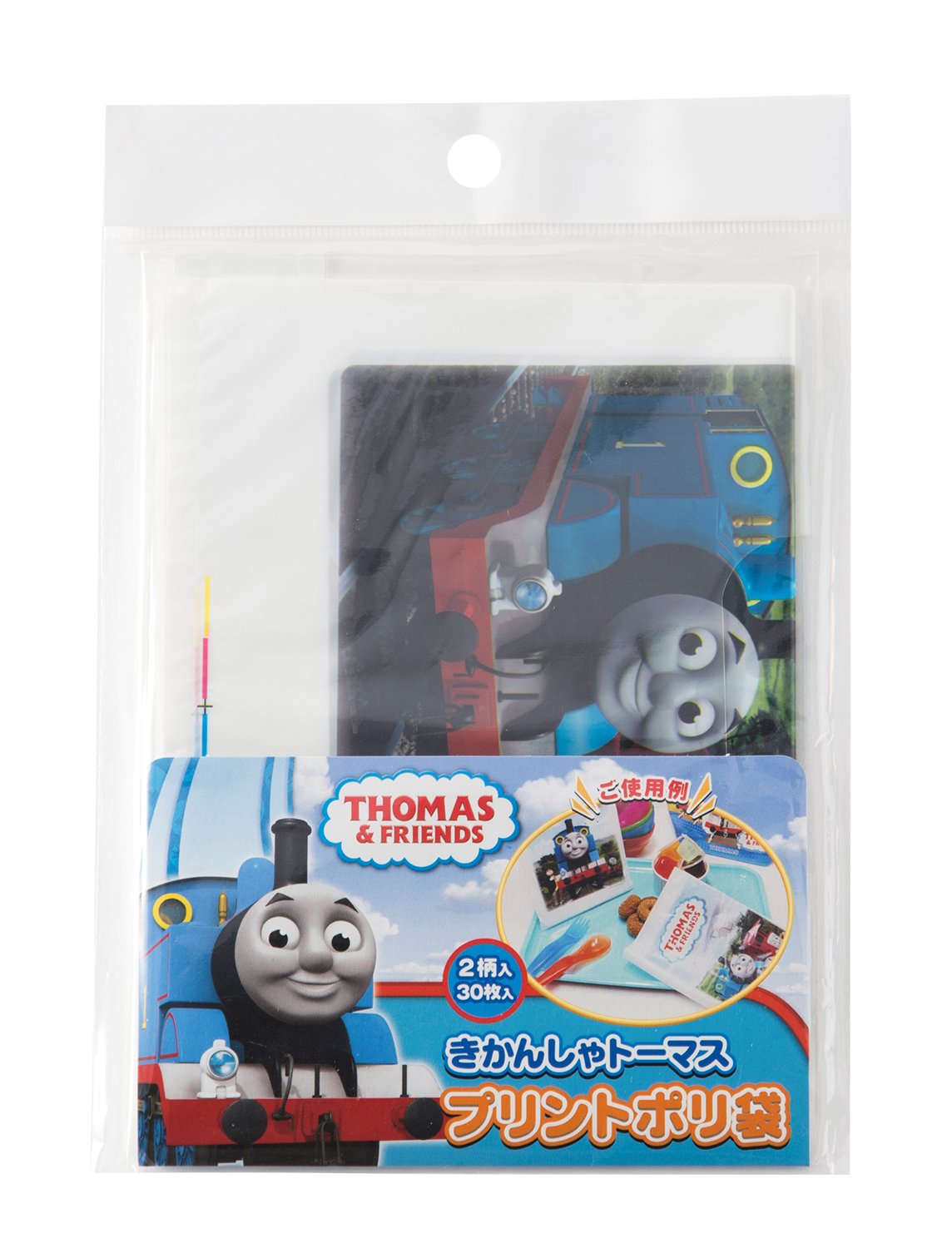 アサヒ興洋 きかんしゃトーマス プリントポリ袋 2柄30枚