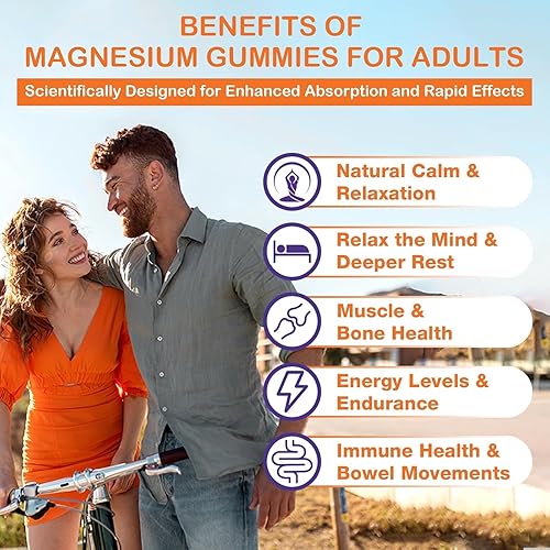 Miniatura 6 de Gomitas de glicinato de magnesio 2000 mg, veganas - 60 unidades