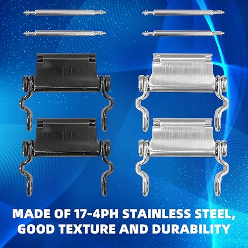 Miniatura 7 de 4 adaptadores de pulsera multiherramienta, reloj de acero inoxidable de 0.78 pulgadas de ancho de oreja, accesorios de pulsera multiherramienta para