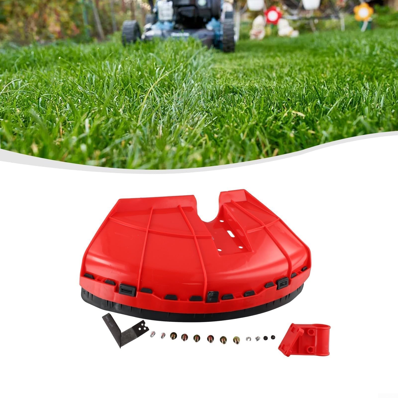 Protection de débroussailleuse 4 en 1 - Accessoire pour Outils électriques de Jardin - Longueur 37,5 cm