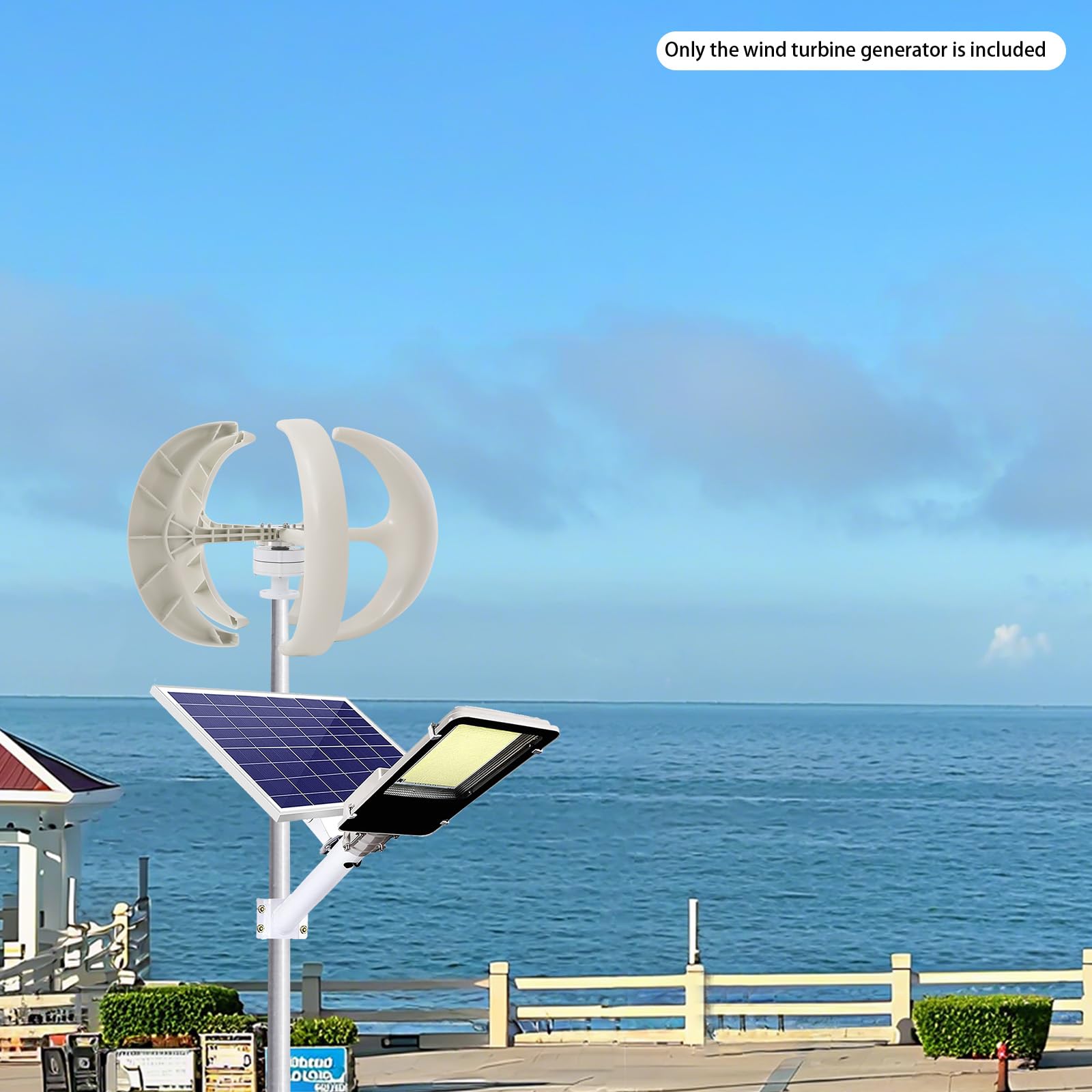 Windkraft Generator 600W, Vertikale Windturbine für Solar Systeme