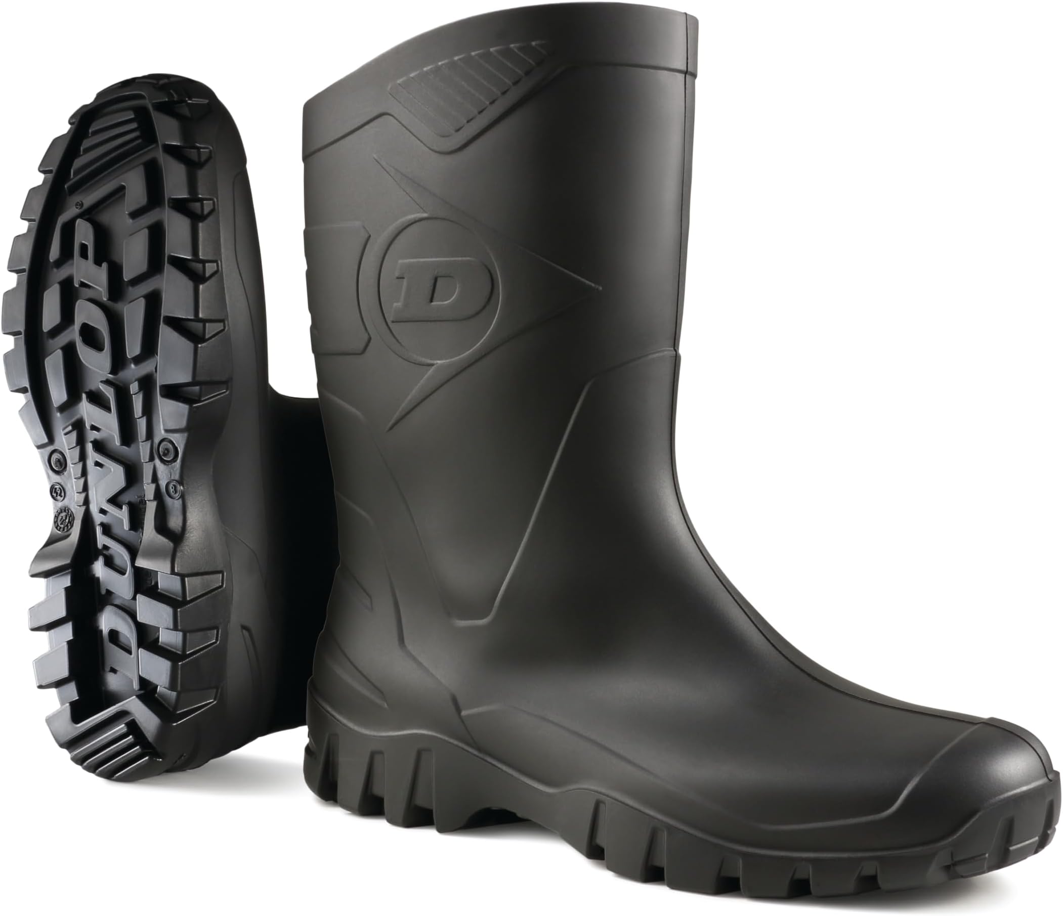 Short Leg Half-Height Wellies Easier On & Off Good For Wider Calf Fitting